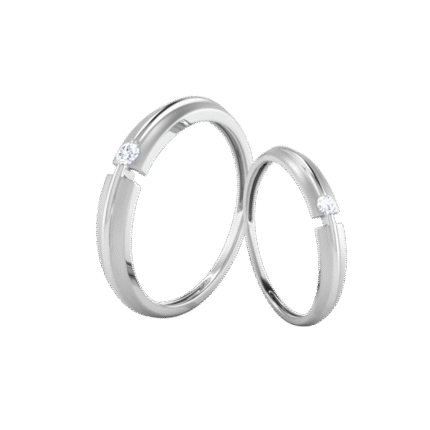 Titan Edge Silver Band Ring